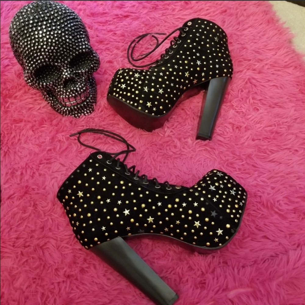 Stars & Studs Platform Booties